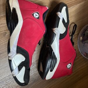 Nike Air Jordan 14 Retro Gym Red Toro Men's Size 7.5